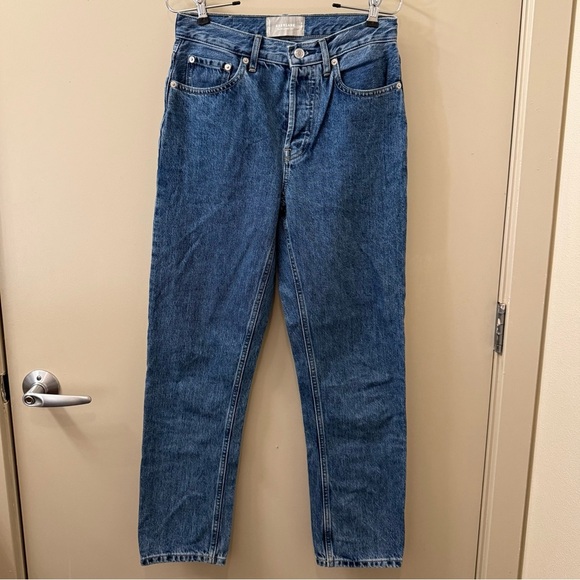 Everlane Women's The ’90s Cheeky Jean Straight Leg Blue Jeans size 26 regular - Picture 4 of 12